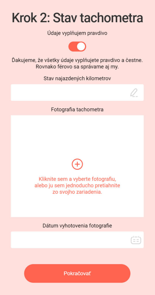 Nahranie tachometru krok 2